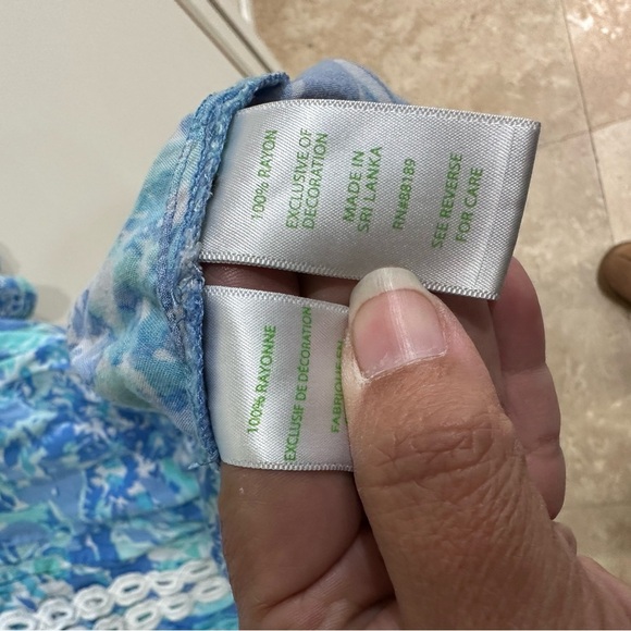 LILLY PULITZER Hollie Tunic Dress Hey Hey Soleil Bell Sleeves (1) - Picture 3 of 6